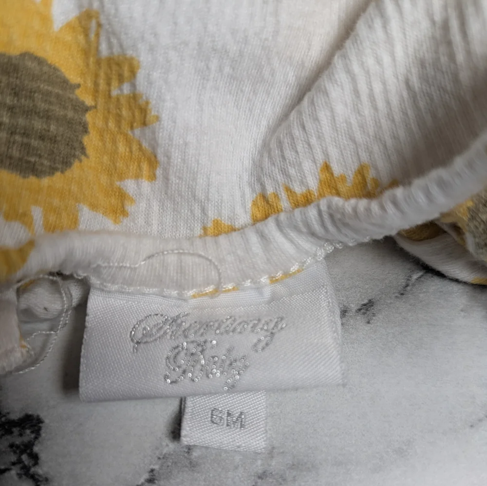 Sunflower Print‎ Baby Romper - Picture 4 of 5